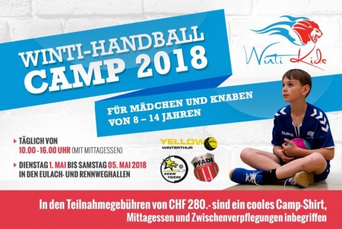Winti Handball Camp 2018 - Anmeldung